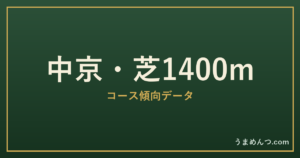 中京芝1400mの傾向|コースの特徴と狙い方