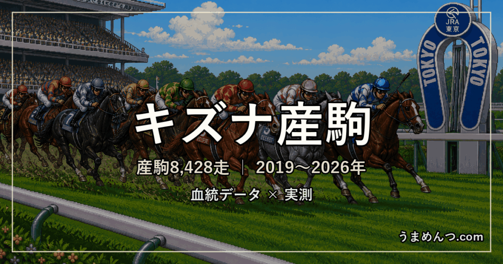 キズナ産駒の得意・苦手条件｜距離・コース・馬場・脚質・クラス別に実測