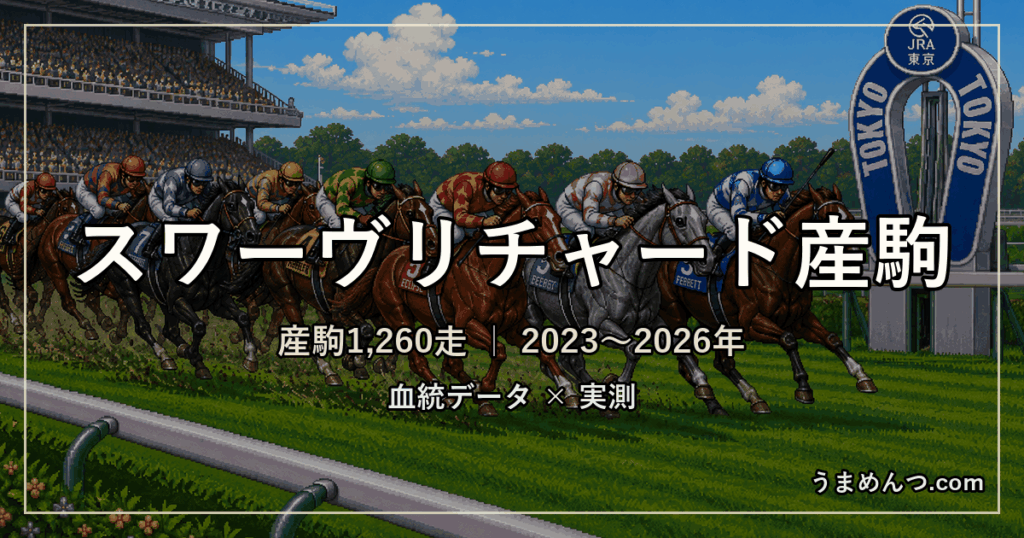 スワーヴリチャード産駒の得意・苦手条件｜距離・コース・馬場・脚質・クラス別に実測